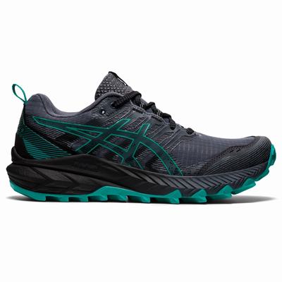 Asics Gel-Trabuco 9 - Naisten Polkujuoksukengät - Vihreä Harmaat